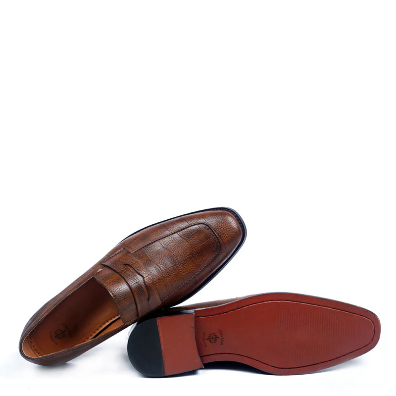 Brown Loafers For Men - Italian Shoes Company ​