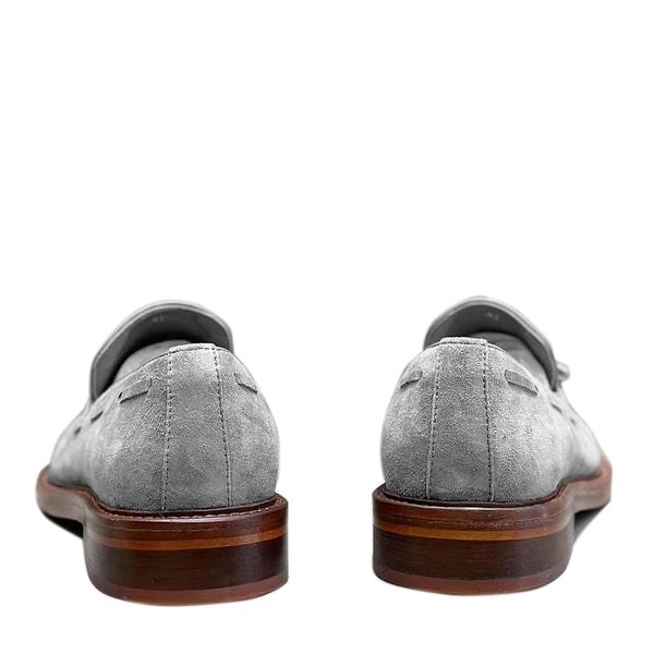 Comfort Tassel Penny Loafer in Suede Leather