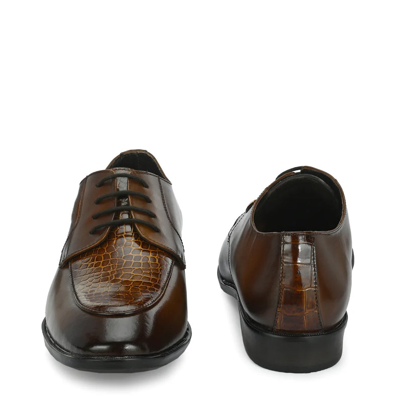 Men Custom Handmade Leather Derby Shoes