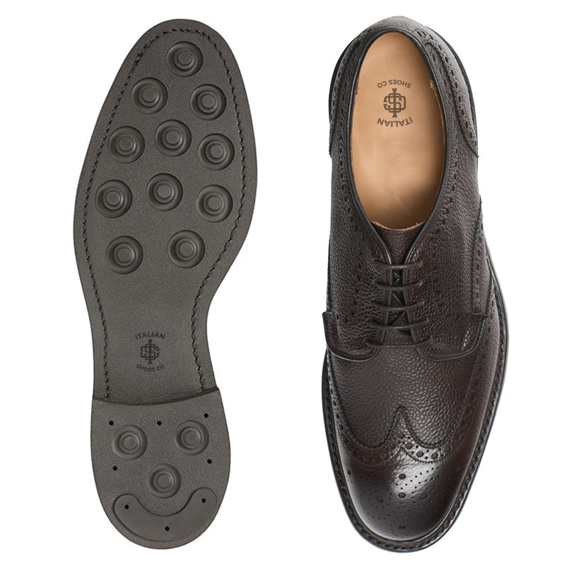 Men Handmade Leather Formal Derby Shoes