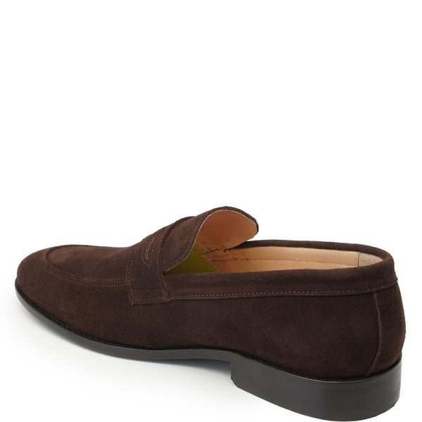 Men Suede Casual Penny Leather Loafer