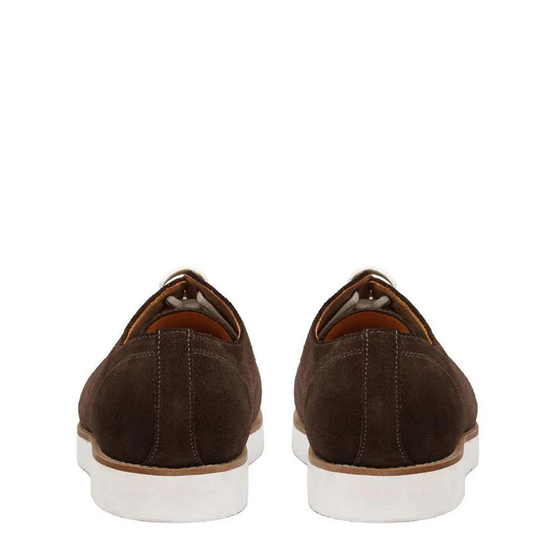 Classic Suede Lace Up Dark Brown Sneaker