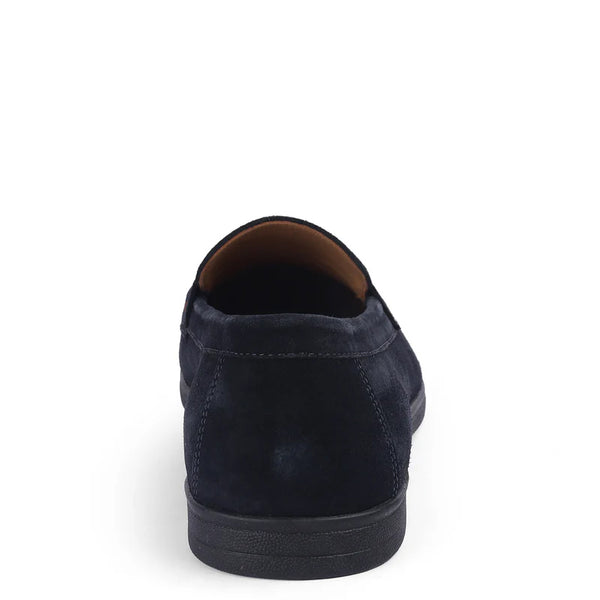 Men Suede Casual Leather Penny Tan Loafer