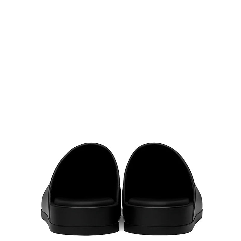 Luxe Leather Men Italian Mule