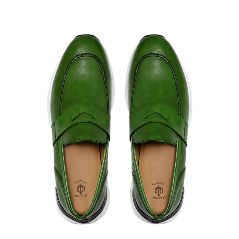 Brown Leather Men's Loafers