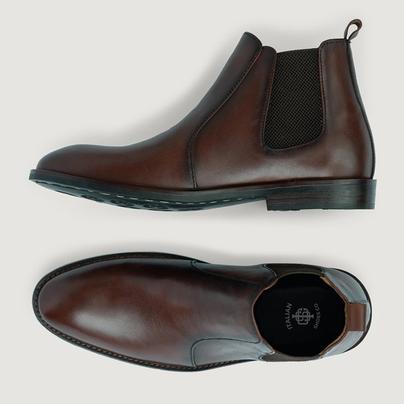 Clarkson Chelsea Leather Boots For Men