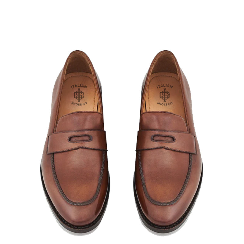 Classic Design Tan Slip on Loafer