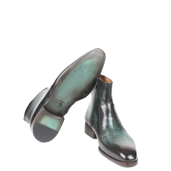 HandPainted Solid Leather Chelsea Boot