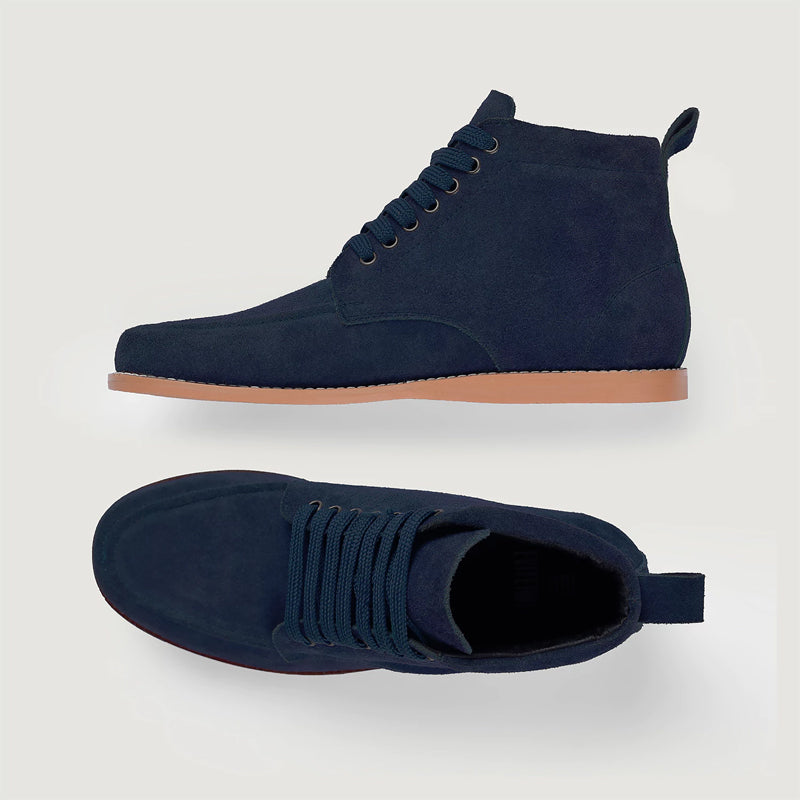 Bearman Moc Toe Suede Boots For Men