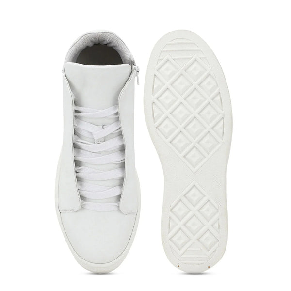 Lace Up Leather Handcrafted Sneakers