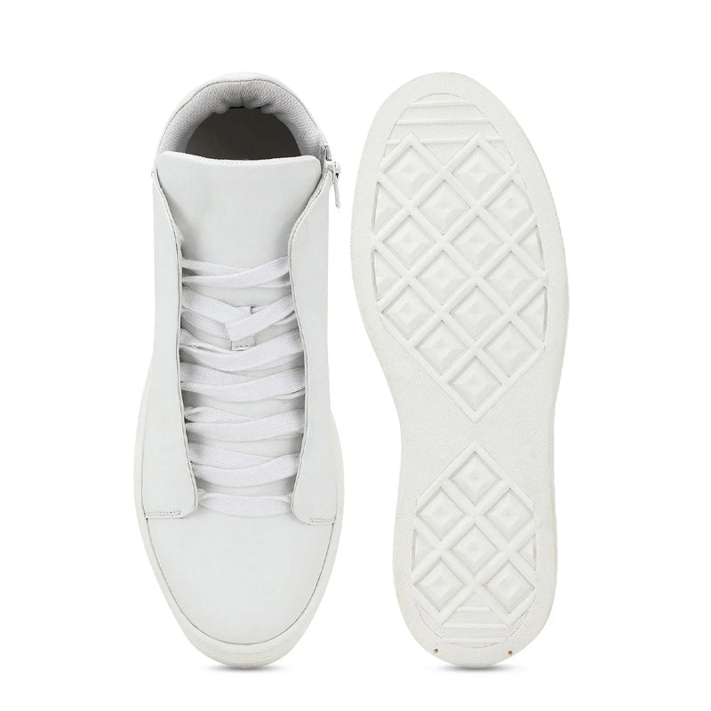 Lace-Up Leather Handcrafted Sneakers