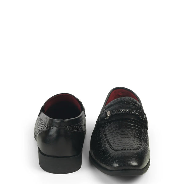 Men Crocodile Pattern Leather Stylish Loafer