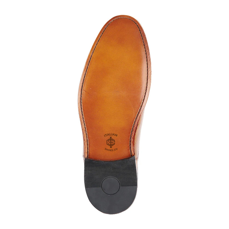 Classic Design Leather Cap Toe Oxford Shoes