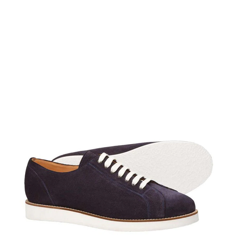 Classic Suede Lace Up Dark Brown Sneaker