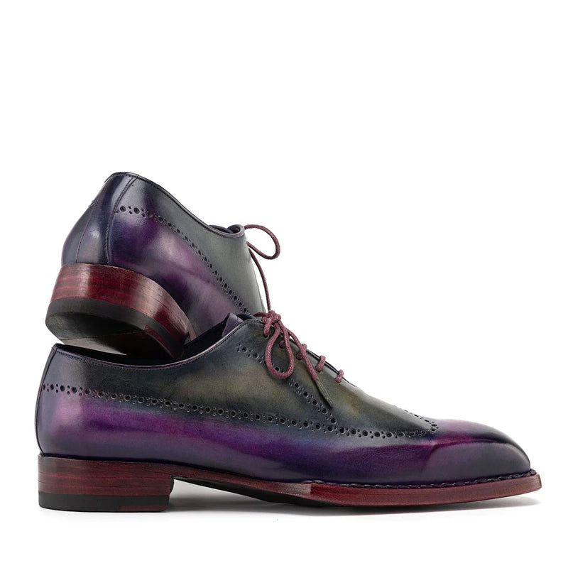 Leather Wingtip Lace Up Oxford Shoes