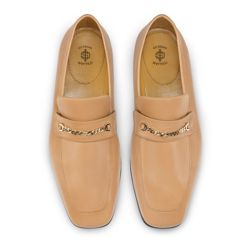 Men Casual Slip On Leather Loafers