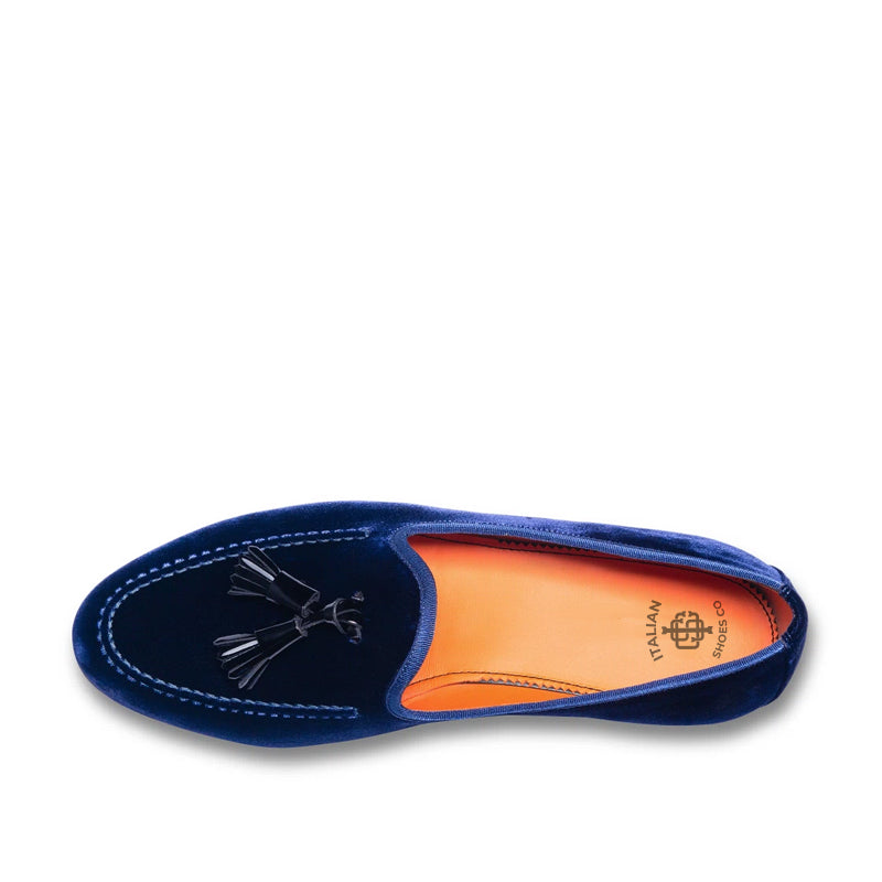 Suede Andrea Velvet Leather Tassel Loafer
