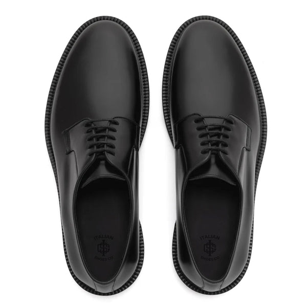 Premium Lace Up Leather Derby Shoe