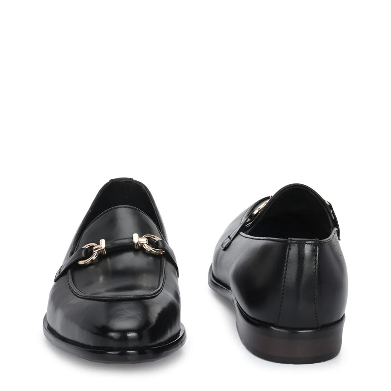 Men Handcrafted Formal Horsebit Leather Loafers