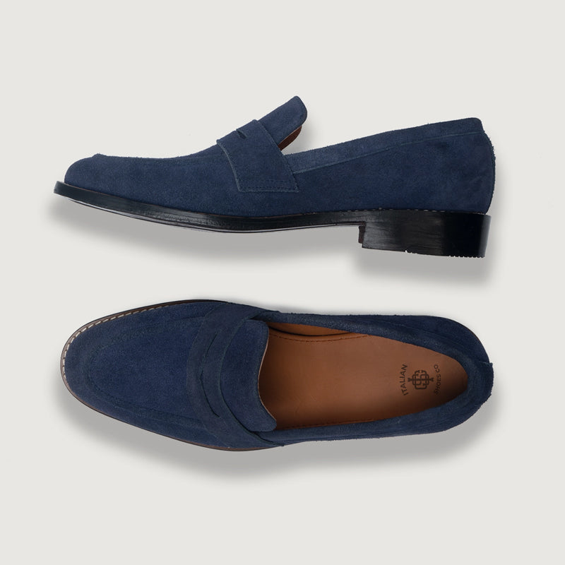 Baxton Suede Leather Loafers For Men