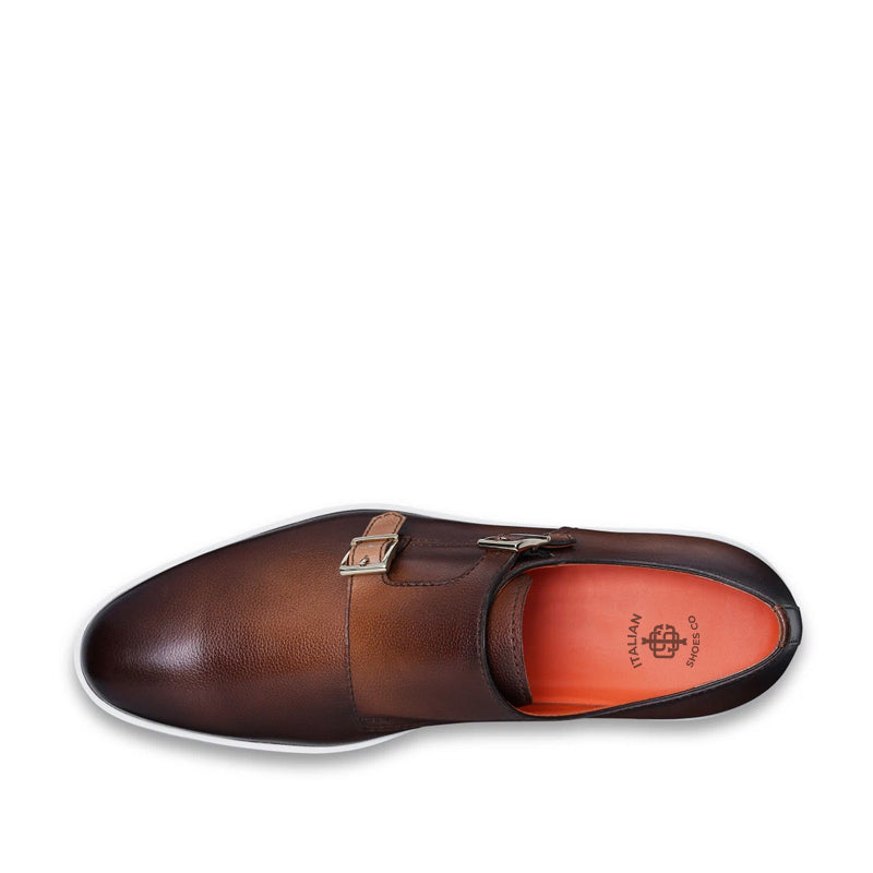 Men Double Monk Strap Sneakers – Italian Shoes Company