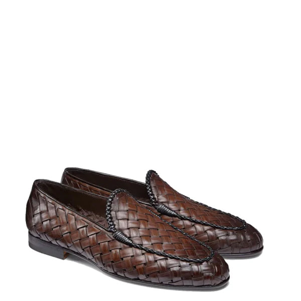 Weaved Leather Loafer