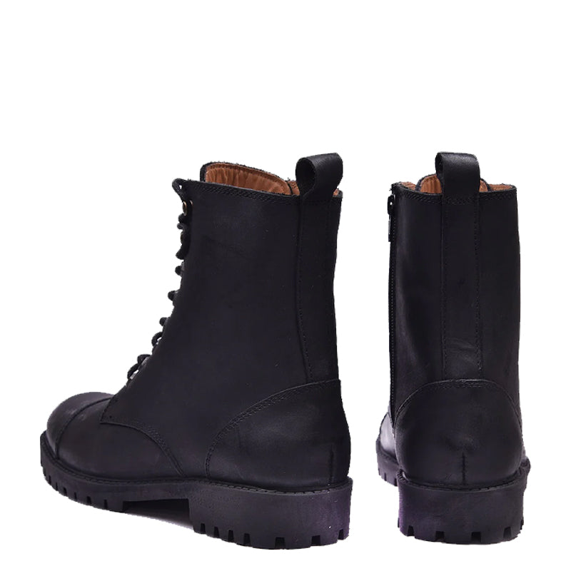 Custom Handmade Leather High Ankle Boot For Men