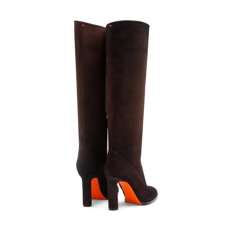 Stylish Brown Boots for Women by Italian Shoes Company