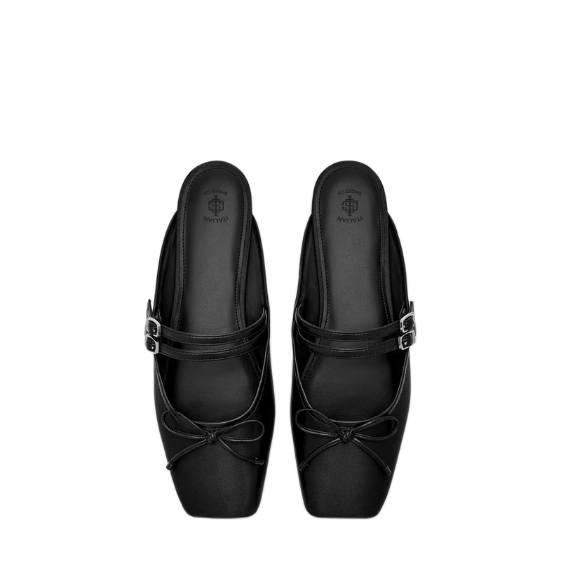 Mary Jane Women Silhouette Mules