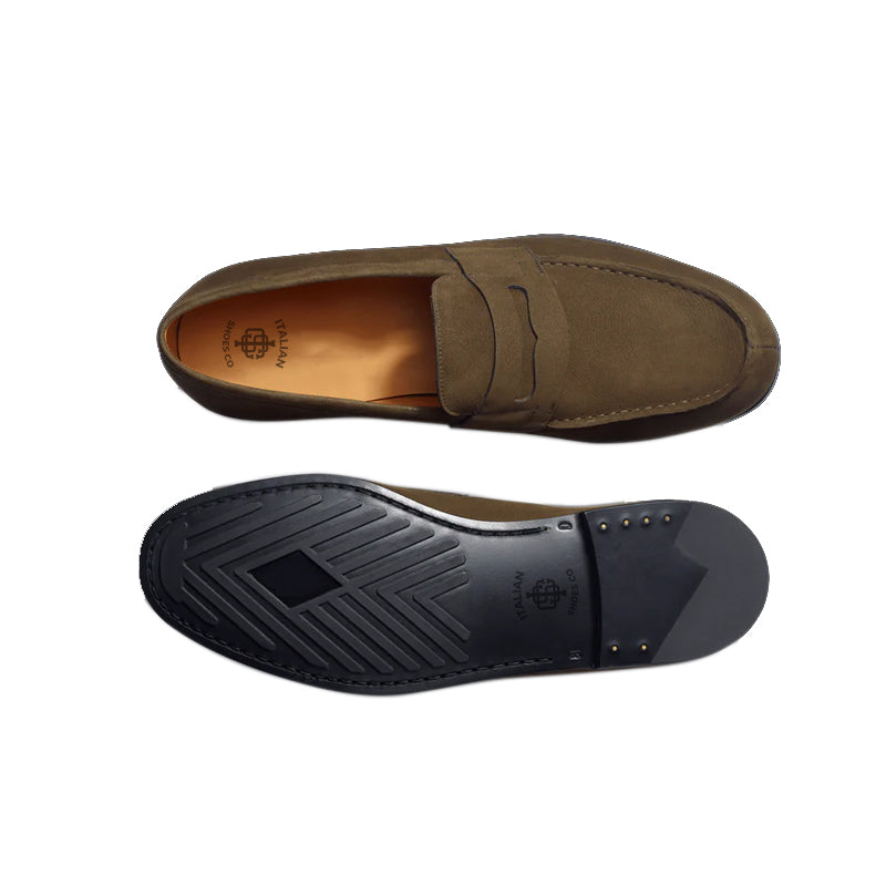 Suede Le Moc Loafers For Men