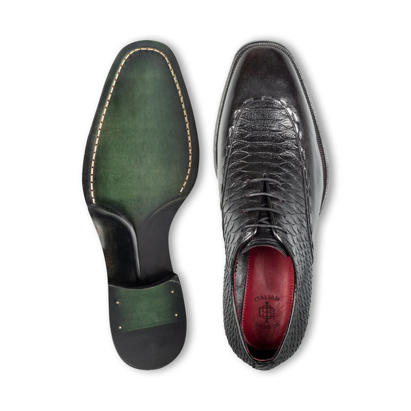 Men Classic Leather Lace Up Formal Oxford Shoes