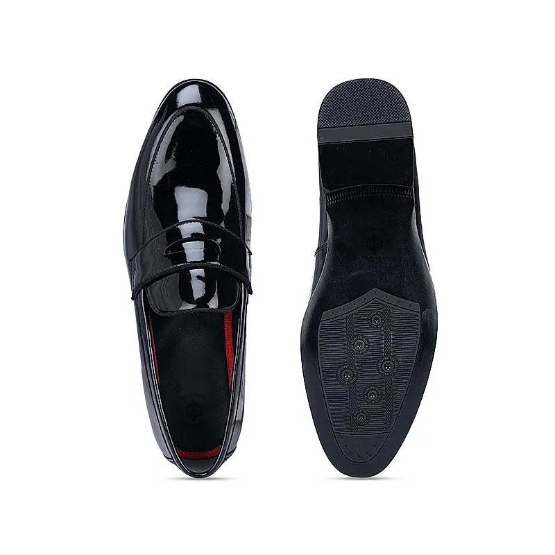 Patent Shiny Leather Plain Loafer