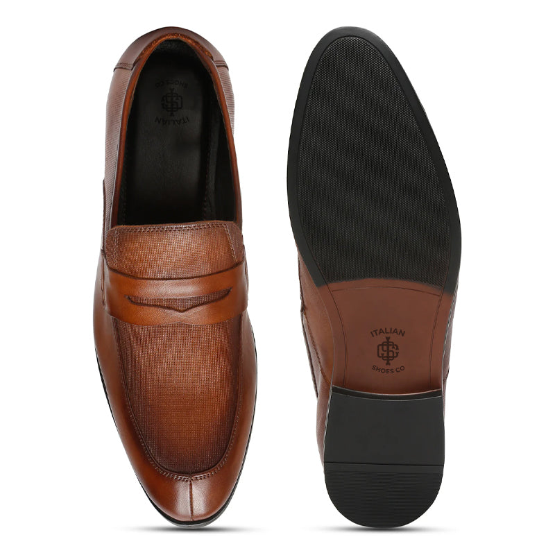 Penny Slip-ON Leather Driving Loafers