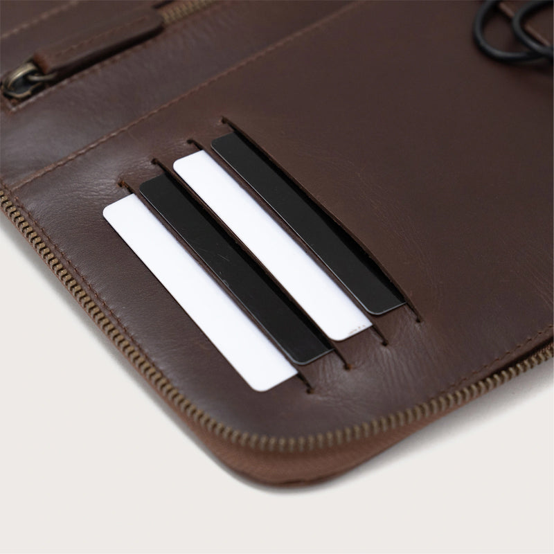 The Eclectic Leather Folio Organizer