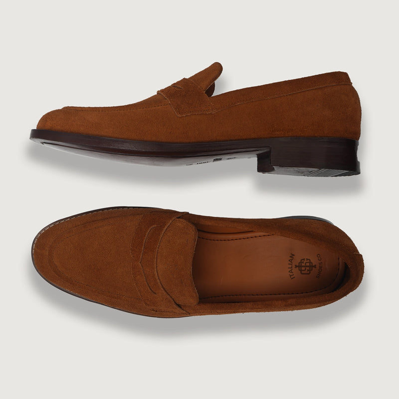 Baxton Suede Leather Loafers For Men