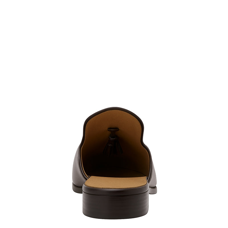 Luxury Medallion Toe Leather Mules