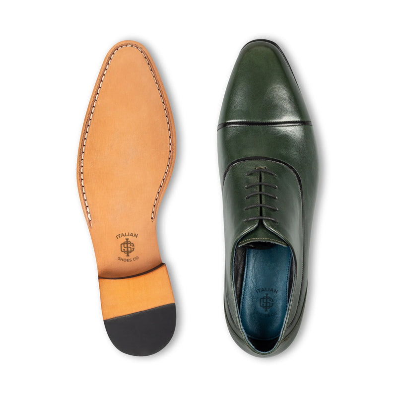 Premium Shiny Leather Lace-Up Formal Oxford Brown Shoe