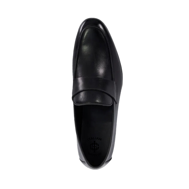 Men Solid Premium Leather Loafers