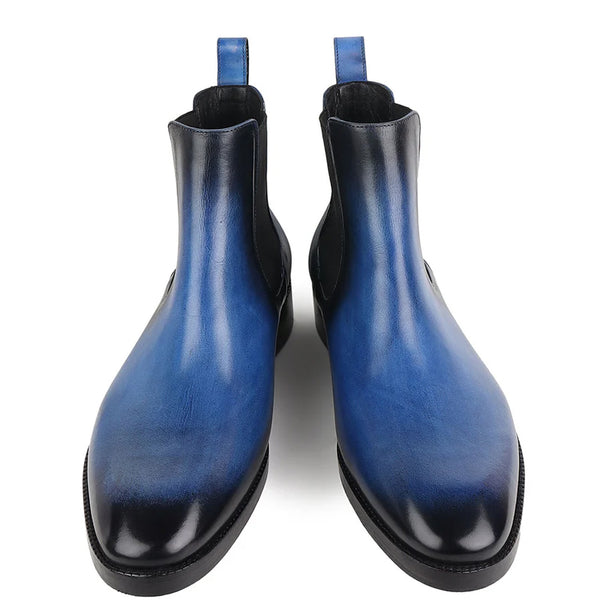 Patina Classic Leather Chelsea Boots