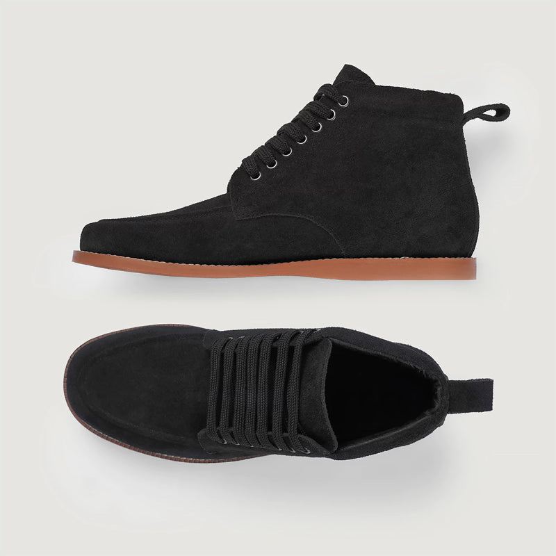 Bearman Moc Toe Suede Boots For Men