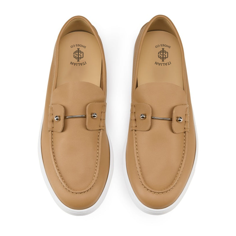 Handmade Slip-On Leather Loafers