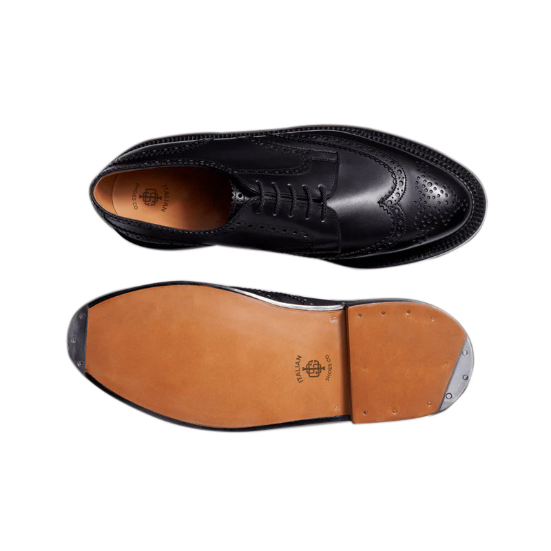 Triple Sole Derby Leather Shoes For Men