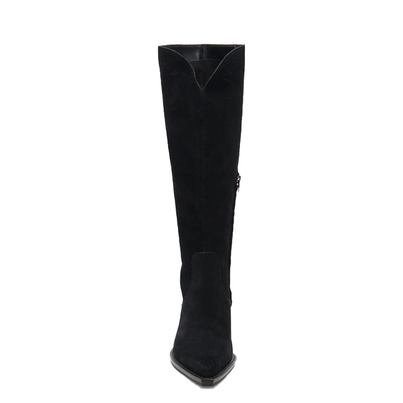 Women Knee High Boots With Side Zipper