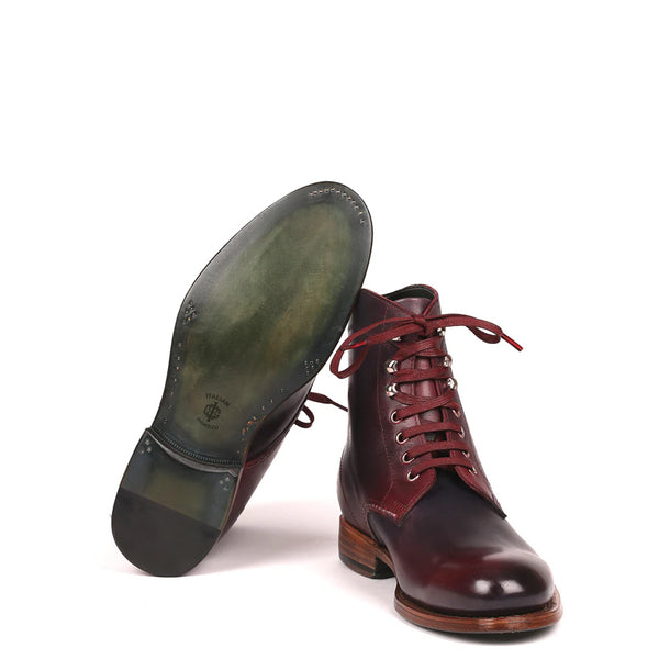 Premium Leather Lace Up Ankle Boots For Men