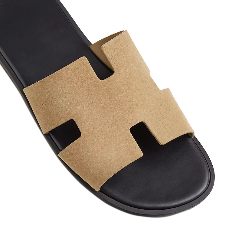 Haven Suede H Style Slip On Beige