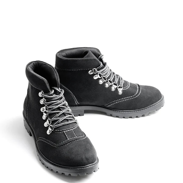 Men Suede Leather Fashion Hiking Ankle Boots