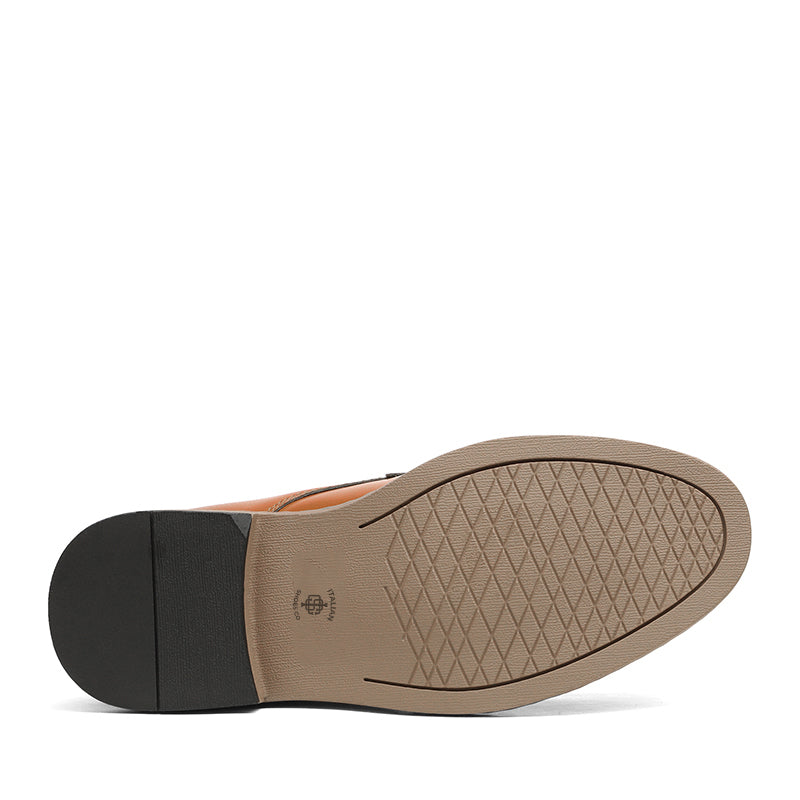 Boys' Vegan Leather Cap-Toe Dress Shoes