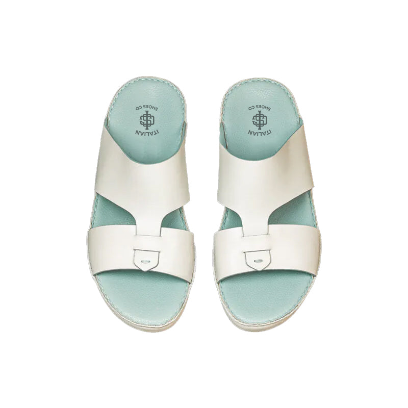 Open Toe Leather Stich Comfort Arabic Sandal
