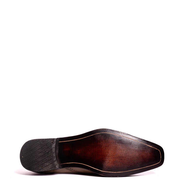 Classic Wholecut Plain Leather Oxford Shoe