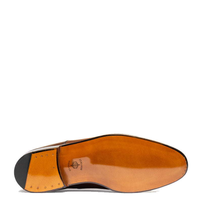 Classic Design Captoe Plain Leather Oxford Shoe